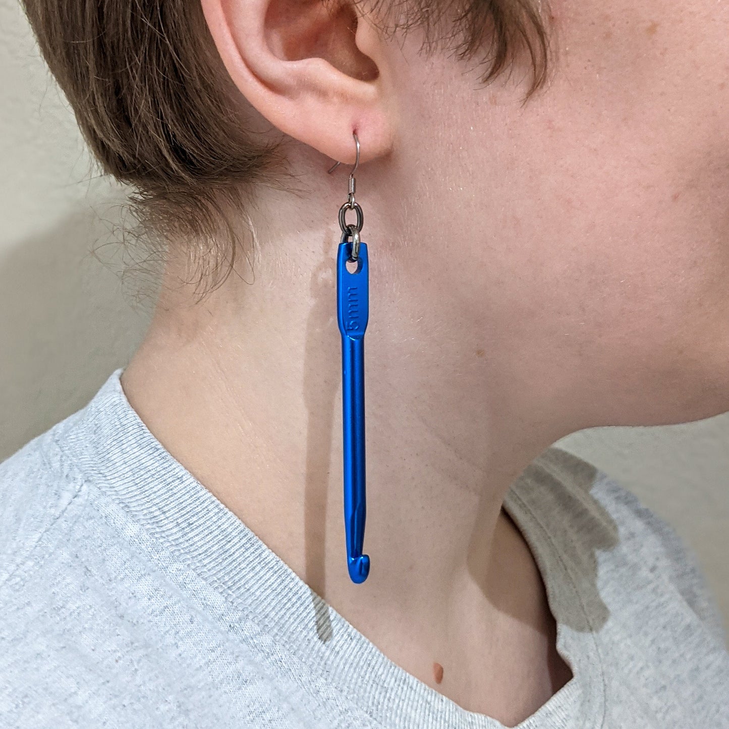 Functional Crochet Hook Earrings