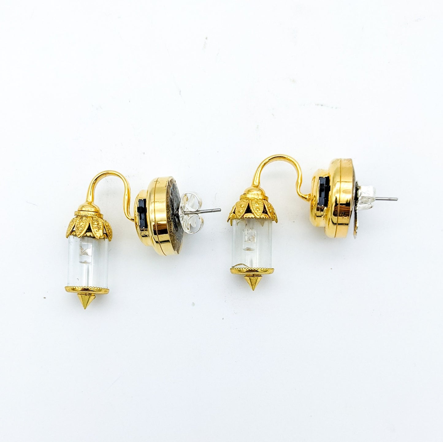 Functional Light Up Mini Wall Light Stud Earrings