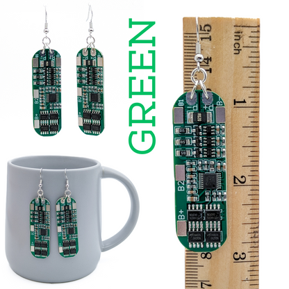 Printed Circuit Board Earrings for Engineers - Enginearrings!