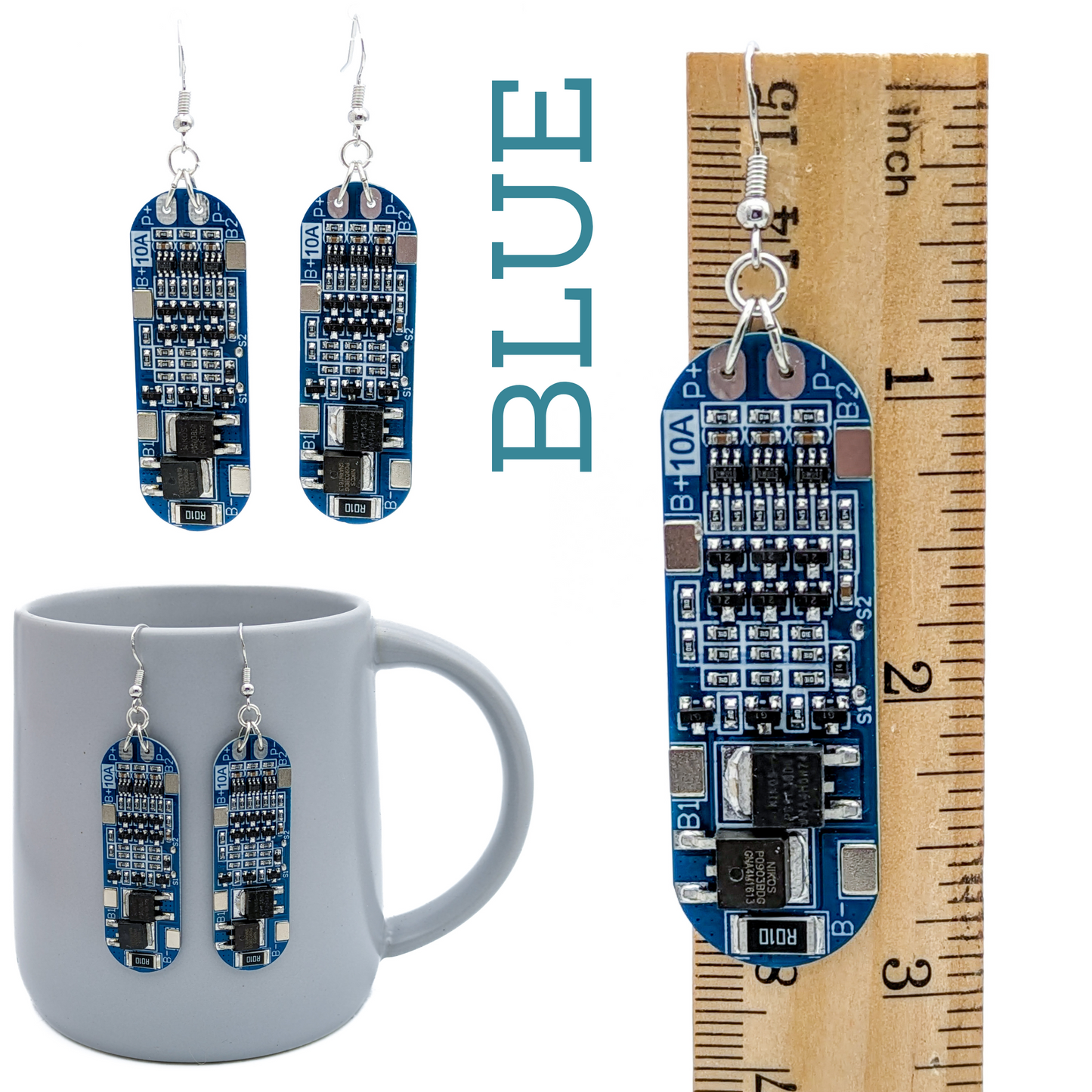 Printed Circuit Board Earrings for Engineers - Enginearrings!