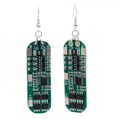 Printed Circuit Board Earrings for Engineers - Enginearrings!