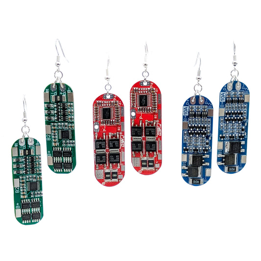 Printed Circuit Board Earrings for Engineers - Enginearrings!