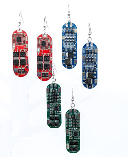 Printed Circuit Board Earrings for Engineers - Enginearrings!