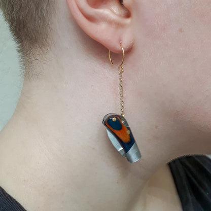 Functional Earrings with Pocketknife