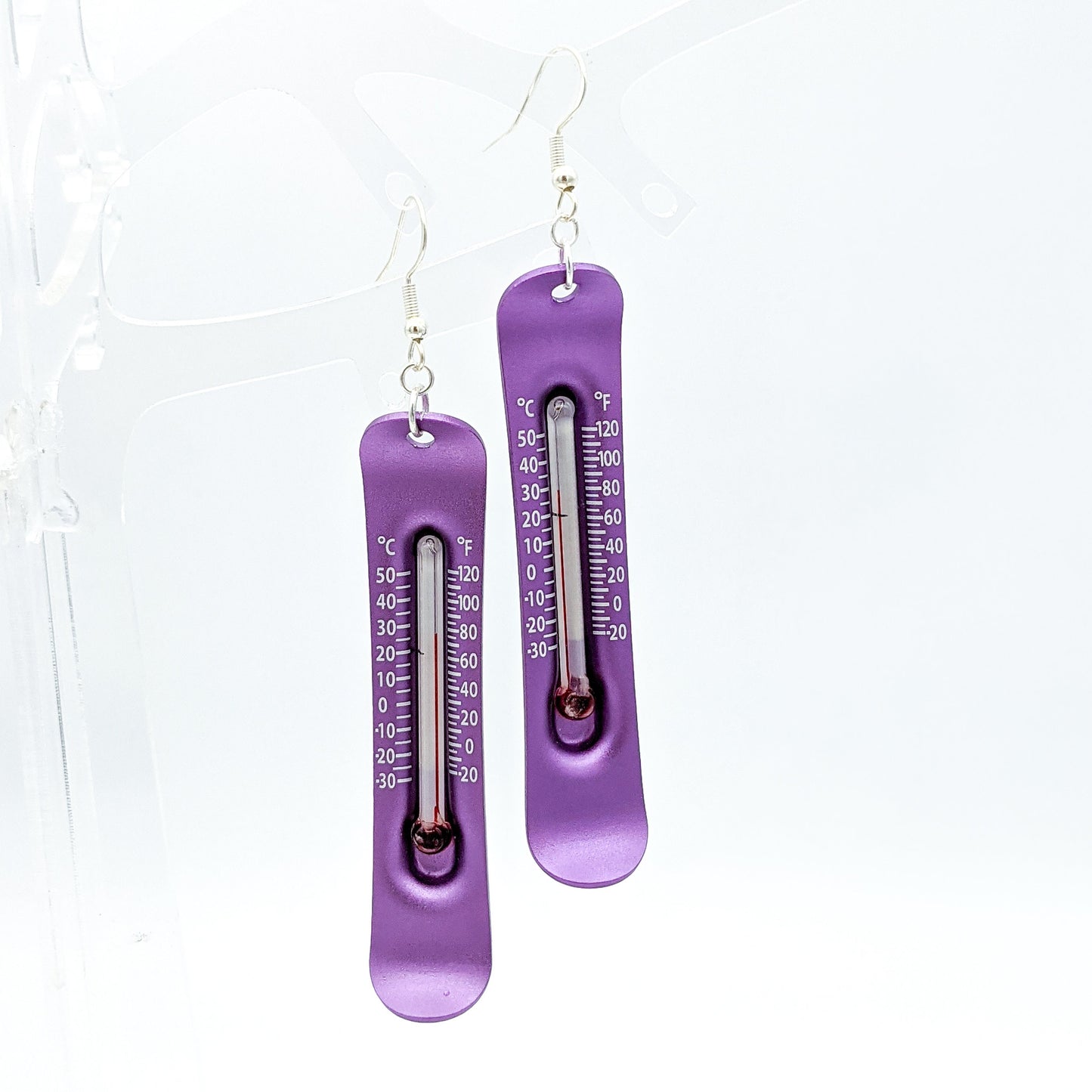 Functional Thermometer Earrings