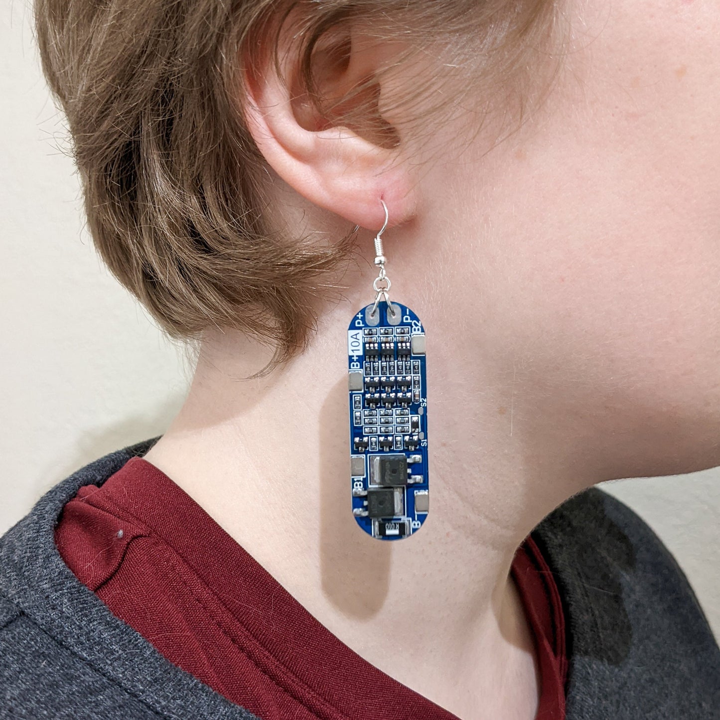 Printed Circuit Board Earrings for Engineers - Enginearrings!