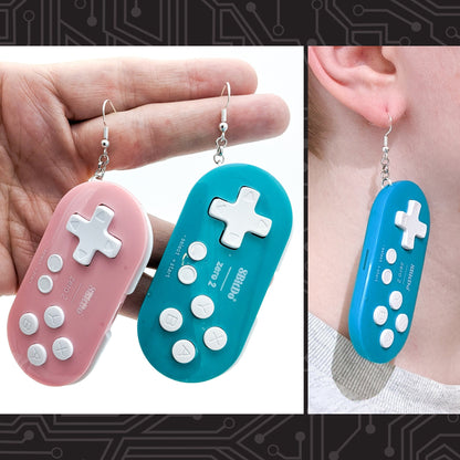 Functional Nintendo Switch Controller Earrings