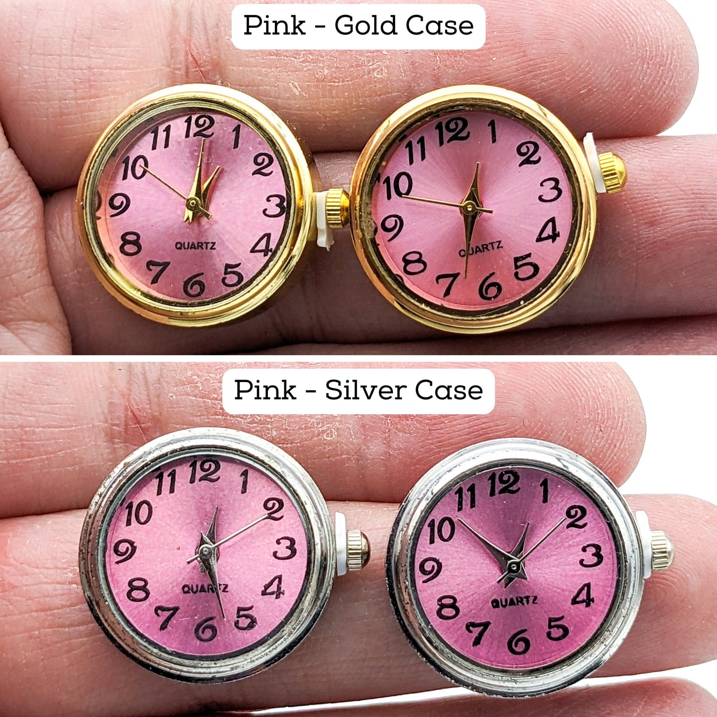 Functional Clock Earrings - Watch Earrings - Stud Earrings with Working Watches