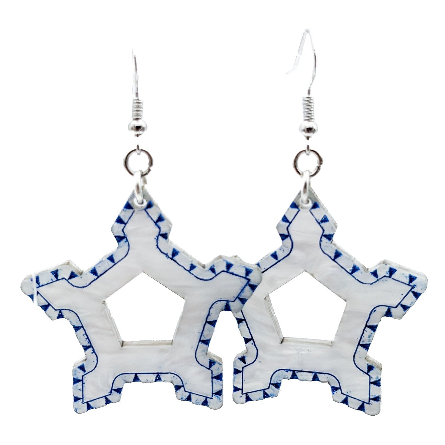 Fuerte de San Diego Earrings - Acapulco Earrings for Hurricane Otis Relief - Laser Cut Acrylic