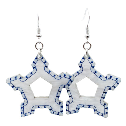 Fuerte de San Diego Earrings - Acapulco Earrings for Hurricane Otis Relief - Laser Cut Acrylic