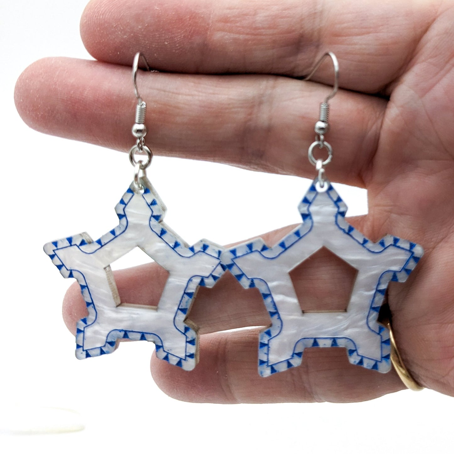 Fuerte de San Diego Earrings - Acapulco Earrings for Hurricane Otis Relief - Laser Cut Acrylic